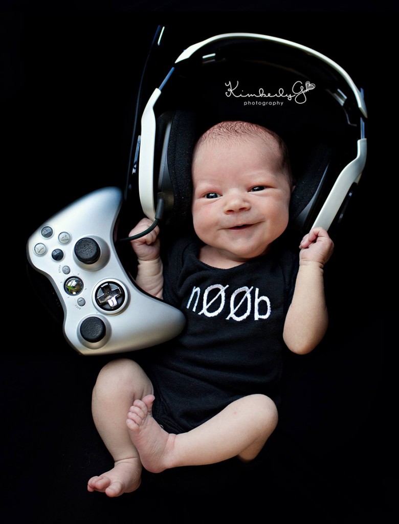 BebÃª Gamer. | Foto: Kimberly G.
