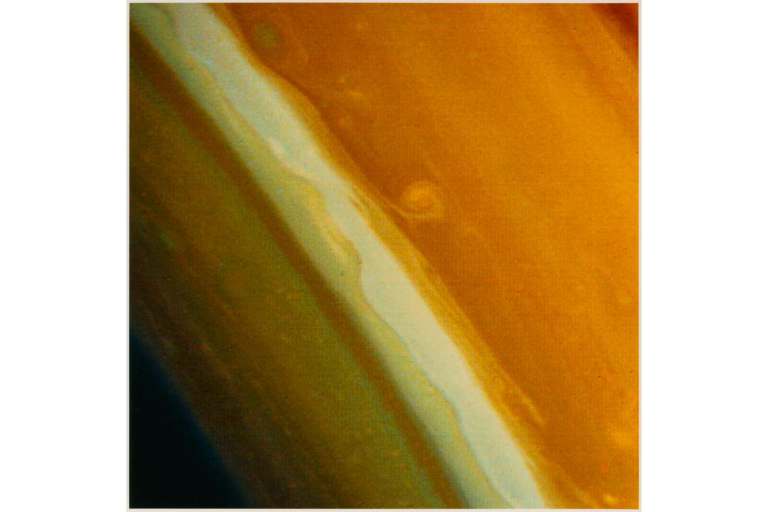 Norte de Saturno, 21 de agosto de 1981 | Foto: NASA/Divulgação