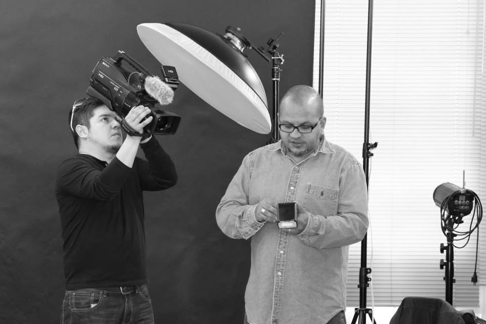 O palestrante Leandro Nunes (à direita) é especialista em flash dedicado. | Foto: Marcio Uda