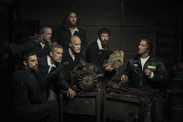 "A Lição de Anatomia do Dr. Tulp", releitura de Rembrandt criada por Freddy Fabris