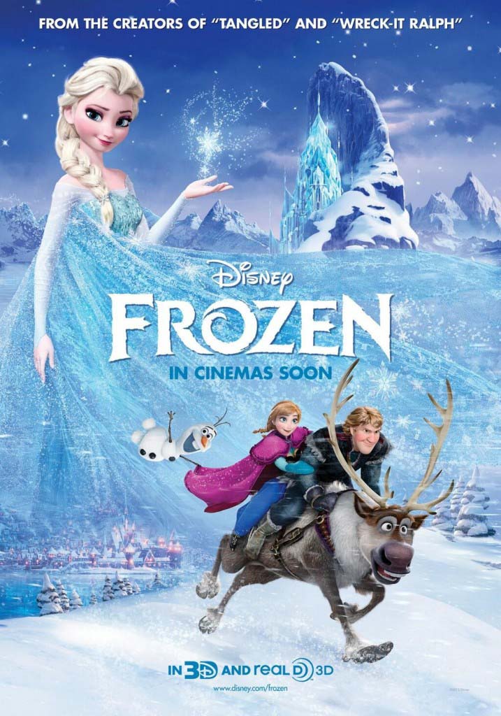 Cartaz do filme "Frozen" da Disney