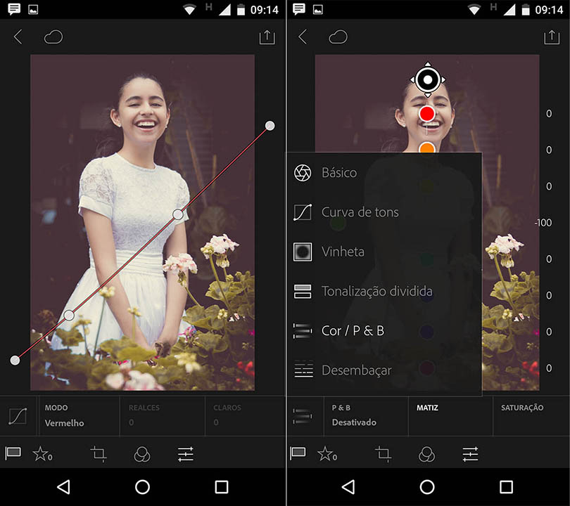 Lightroom Mobile 2.0 para Android