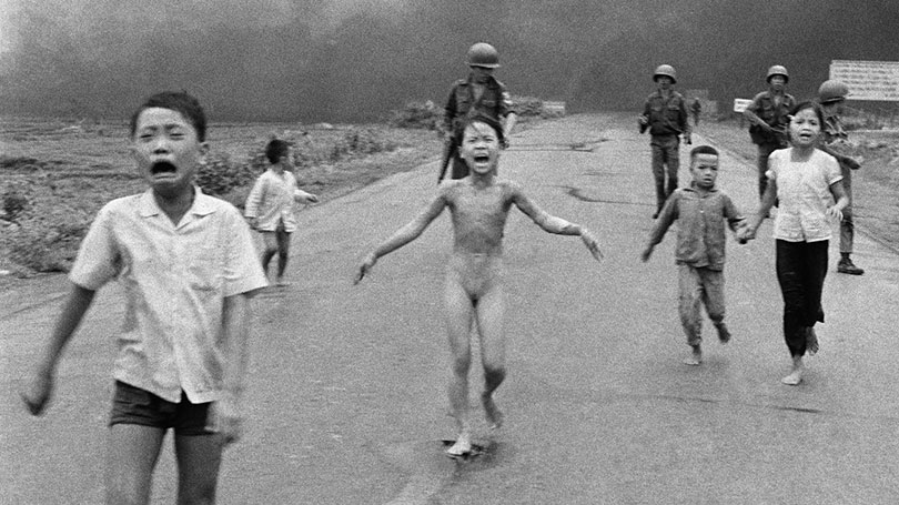 A icônica imagem "Napalm Girl", feita em 8 de junho de 1972 | Foto: Nick Ut