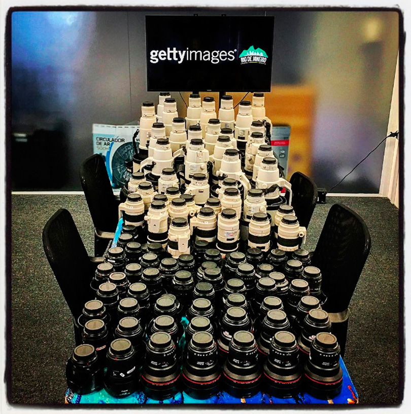 Em seu Instagram pessoal, Michael Heiman (@heiman225) compartilhou uma foto com as lentes utilizadas