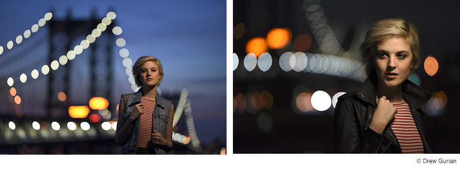 Imagens feitas com a lente 105mm f/1.4