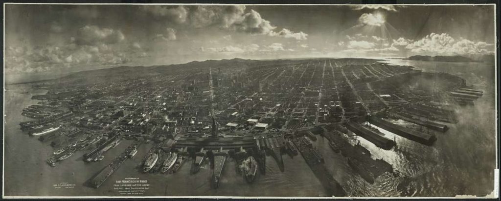 "San Francisco in Ruins", de George R. Lawrence 