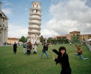 ITALY. Pisa. The Leaning Tower of Pisa. From 'Small World'. 1990.