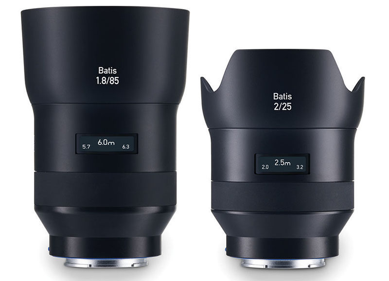 As lentes Zeiss Batis com display digital