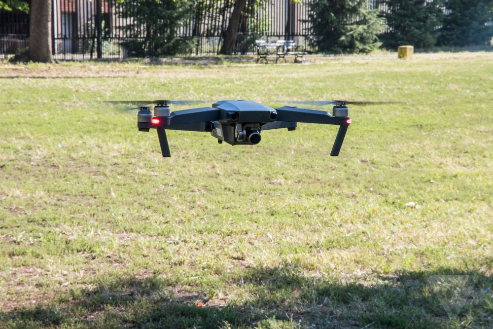 O drone em pleno voo | Foto: The Verge