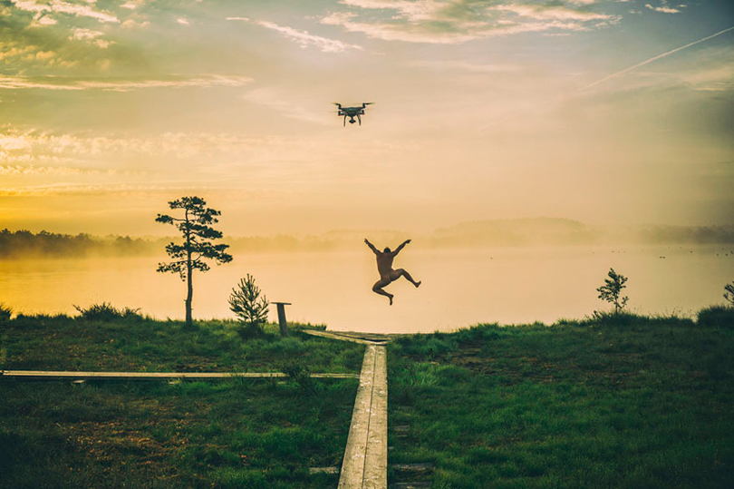 Primeiro lugar na categoria Drones em uso | Foto: Roman Neimann