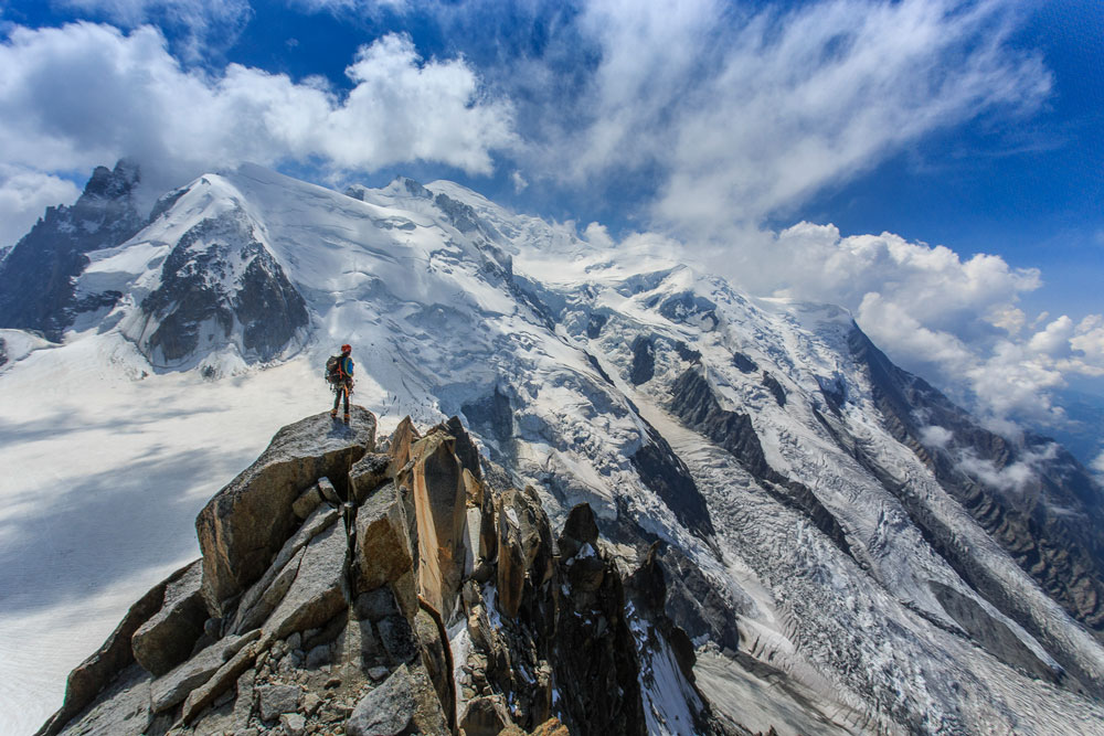 Aguille du Midi, Mont Blanc - França | Foto: Edson Vandeira 