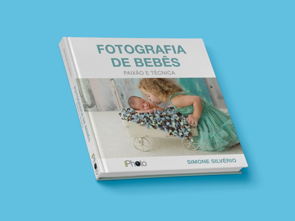 O livro "Fotografia de Bebês: paixão e técnica", de Simone Silvério