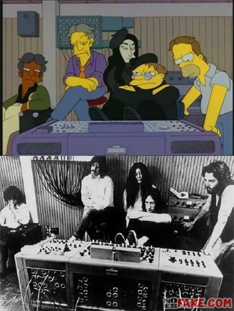 5 vezes que os Simpsons recriaram fotos históricas