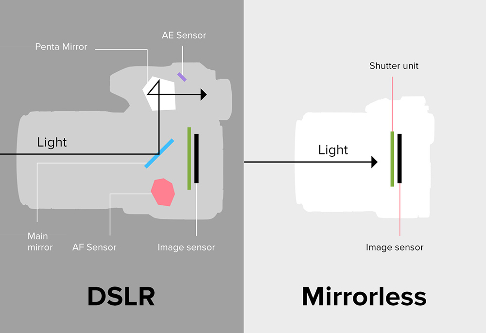 Mirrorless ou DSLR: entenda as vantagens e desvantagens de cada sistema antes de comprar sua próxima câmera