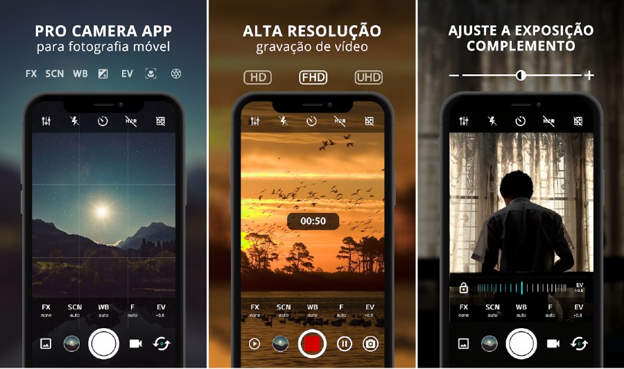 Aplicativo de câmera grátis para Android