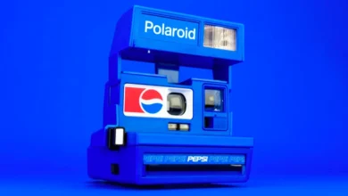 Polaroid 600 Pepsi Instant Film Camera