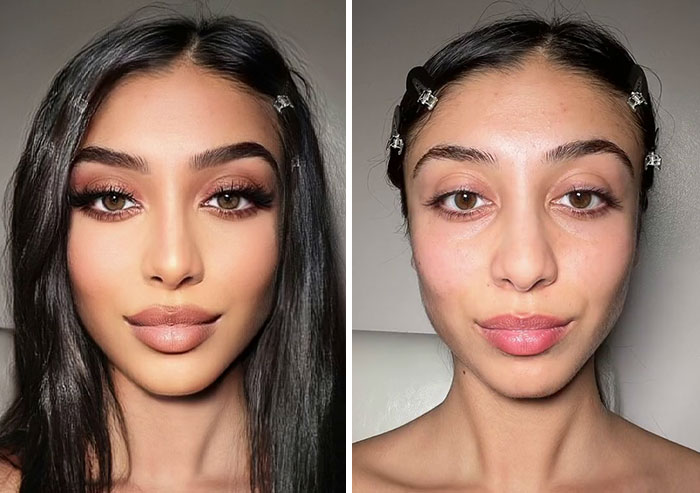 Fotos do Instagram X Fotos da realidade: mulheres mostram imagens chocantes de antes e depois de filtros