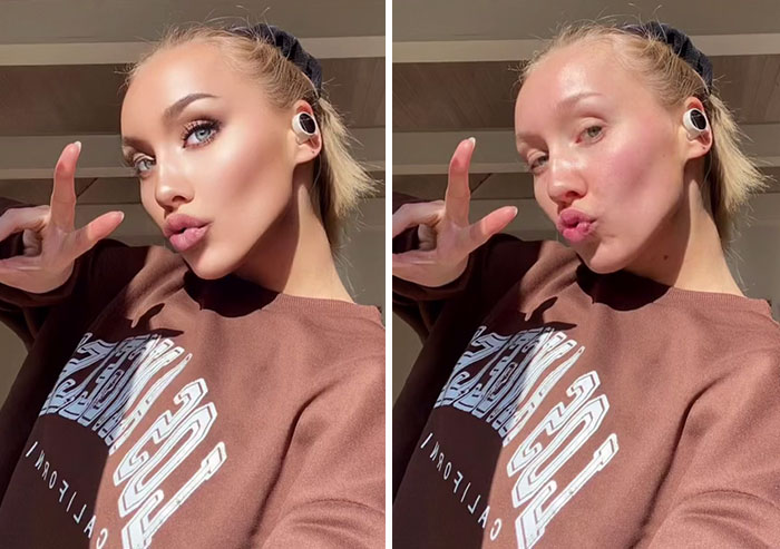 Fotos do Instagram X Fotos da realidade: mulheres mostram imagens chocantes de antes e depois de filtros