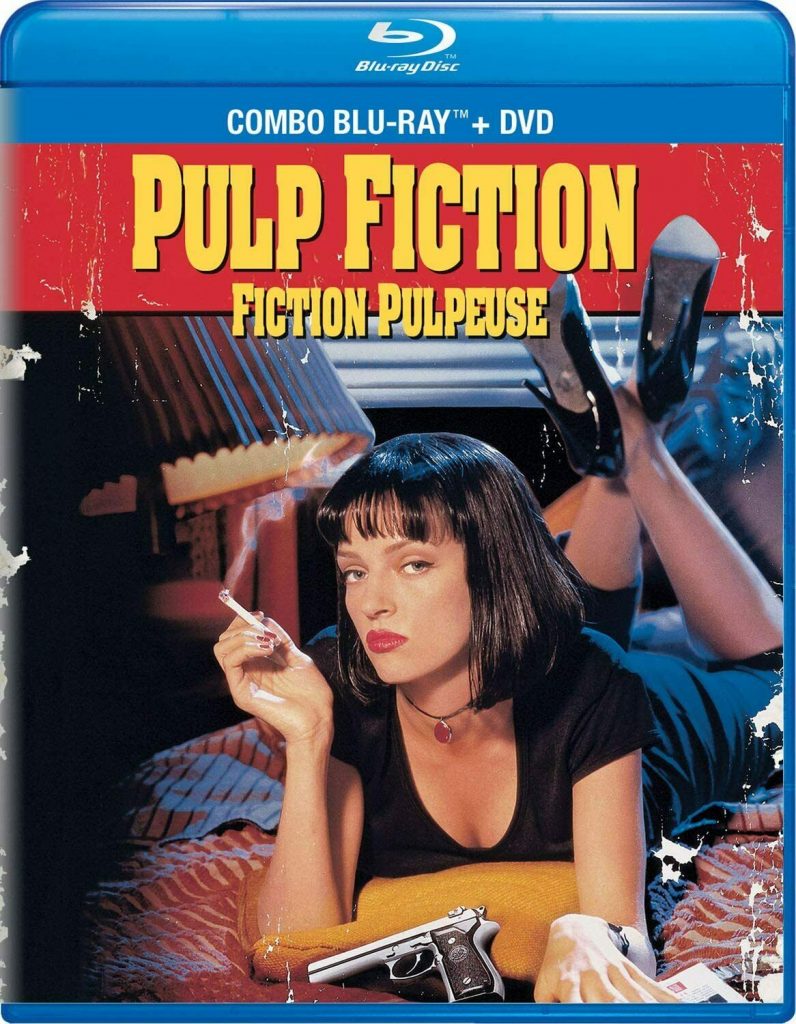 O famoso pôster do filme Pulp Fiction 