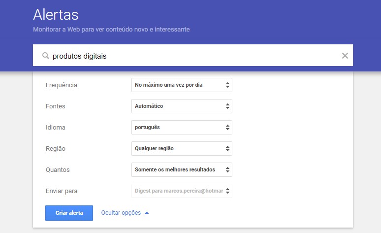 google alertas