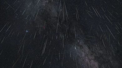 Fotógrafo captura seis chuvas de meteoros em uma foto