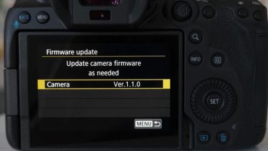 como atualizar firmware da câmera fotográfica