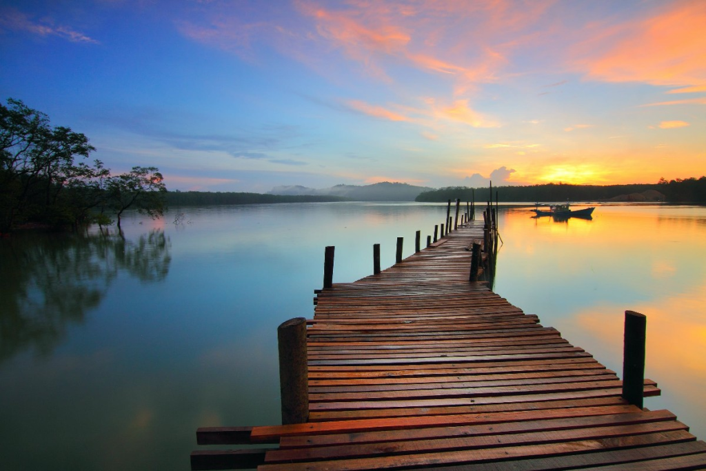 melhorar a composição de fotos de paisagem