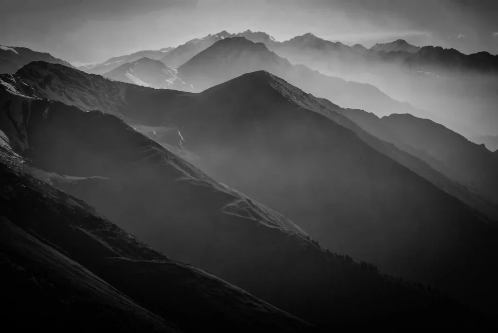 Fotografia em preto e branco