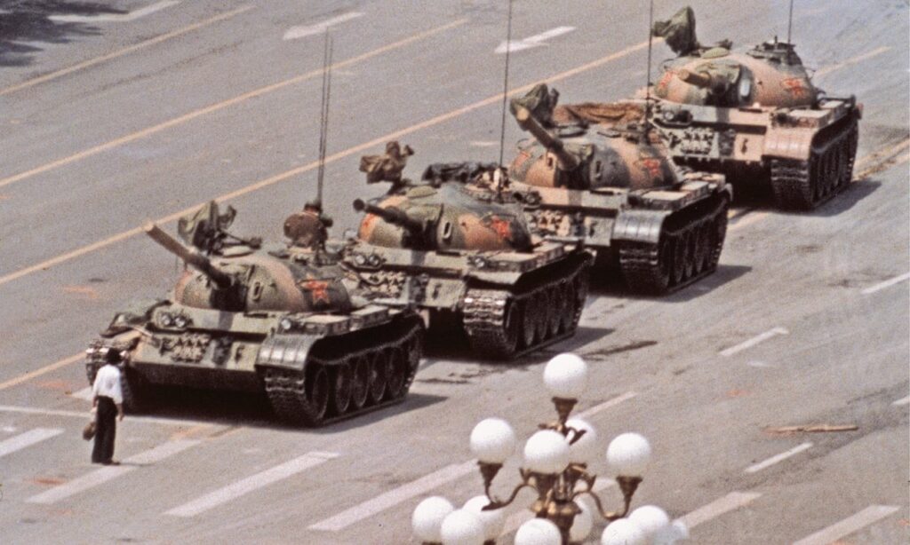 Tank Man, foto Jeff Widener