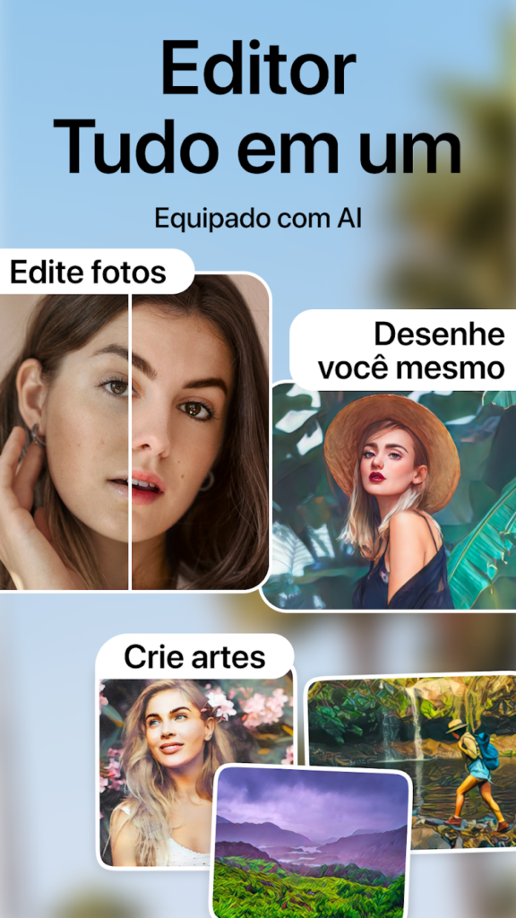 Os 8 melhores aplicativos de edição de fotos com inteligência artificial