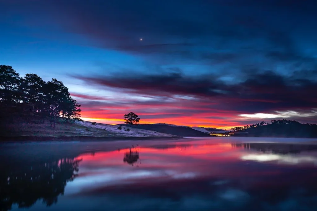 O que é fotografia na Hora Azul?