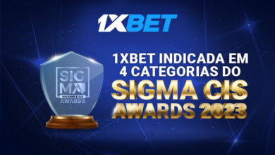 1xBet nomeado para o prestigioso SIGMA CIS Awards 2023