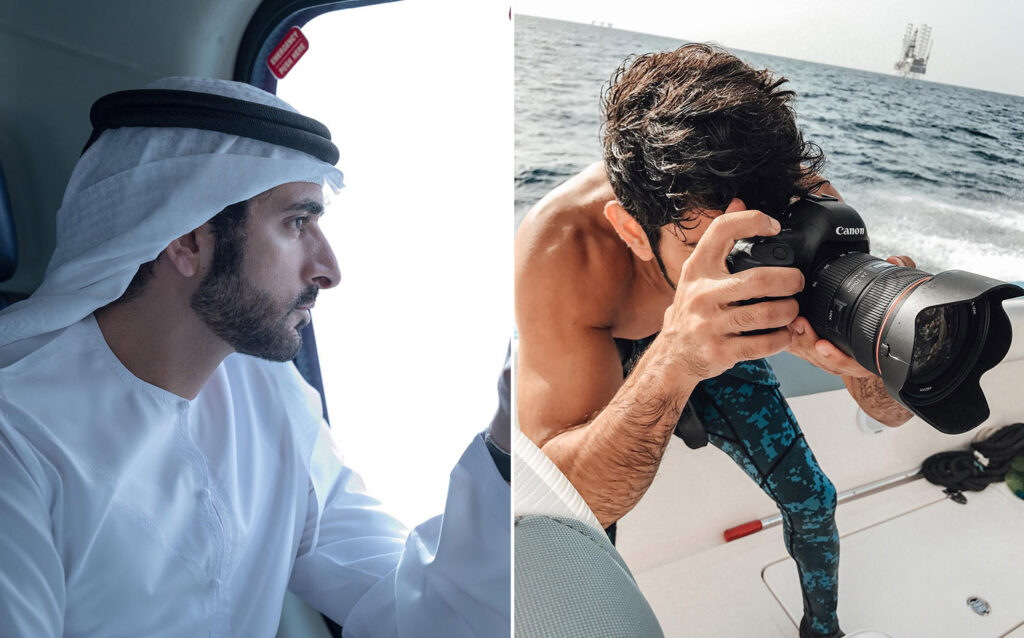 Príncipe herdeiro de Dubai, o xeique Hamdan bin Rashid bin Mohammed al Maktoum, um grande apaixonado por fotografia